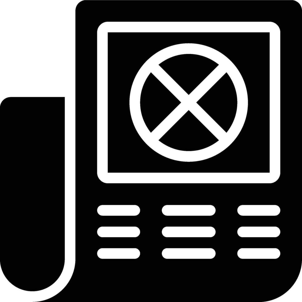 News Embargo, Press Embargo, Journalism Glyph Solid Icon vector