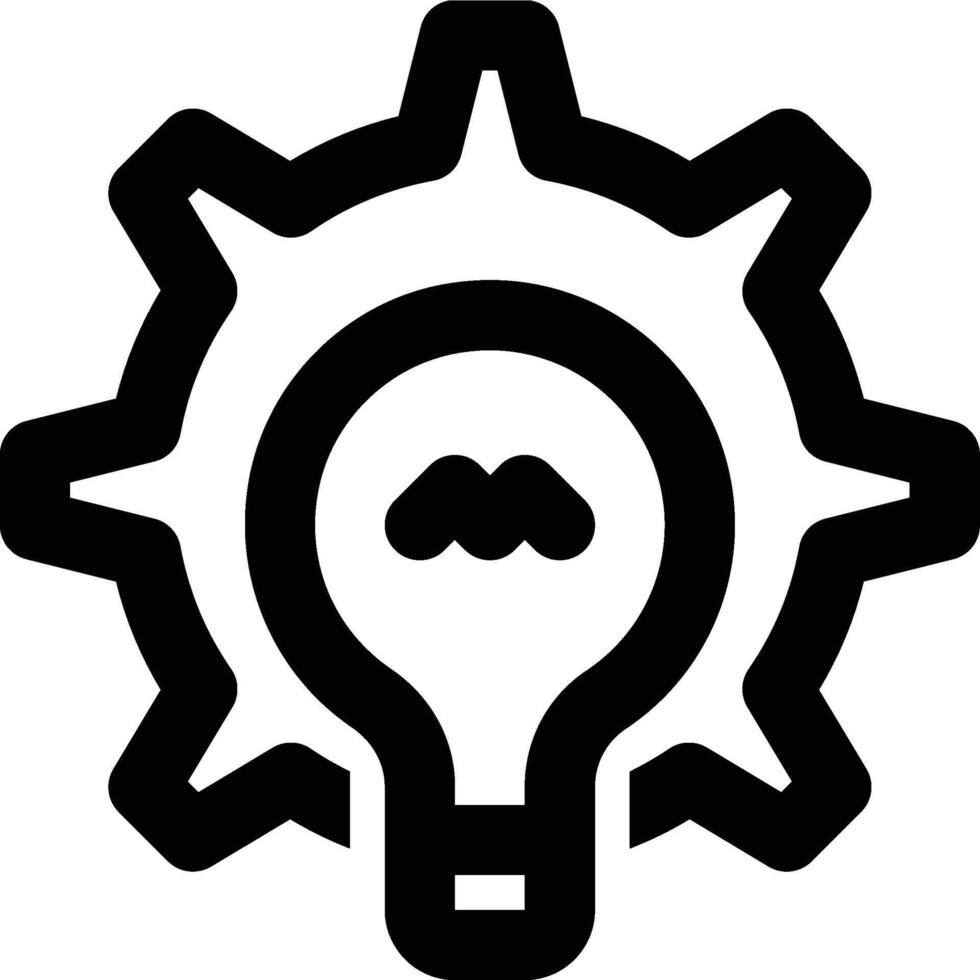 Creative, Innovation, Idea Outline Icon vector
