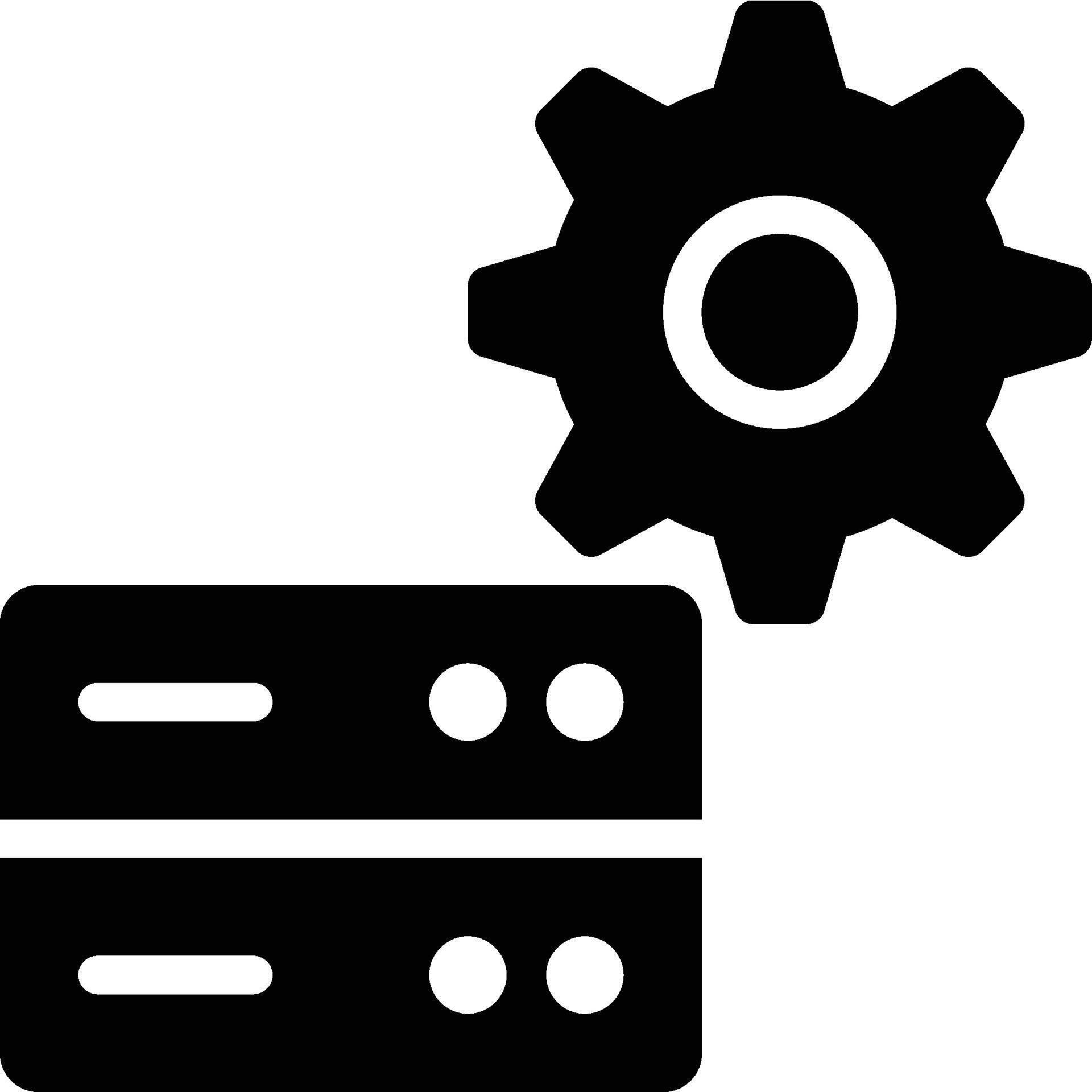 Database Setting, Database Configuration, Database Management Glyph ...