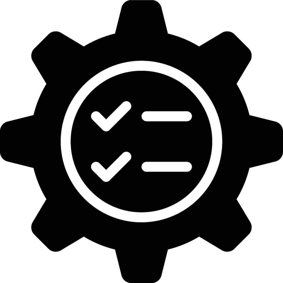 Administrative Tools, Administrative, Settings Glyph Solid Icon vector
