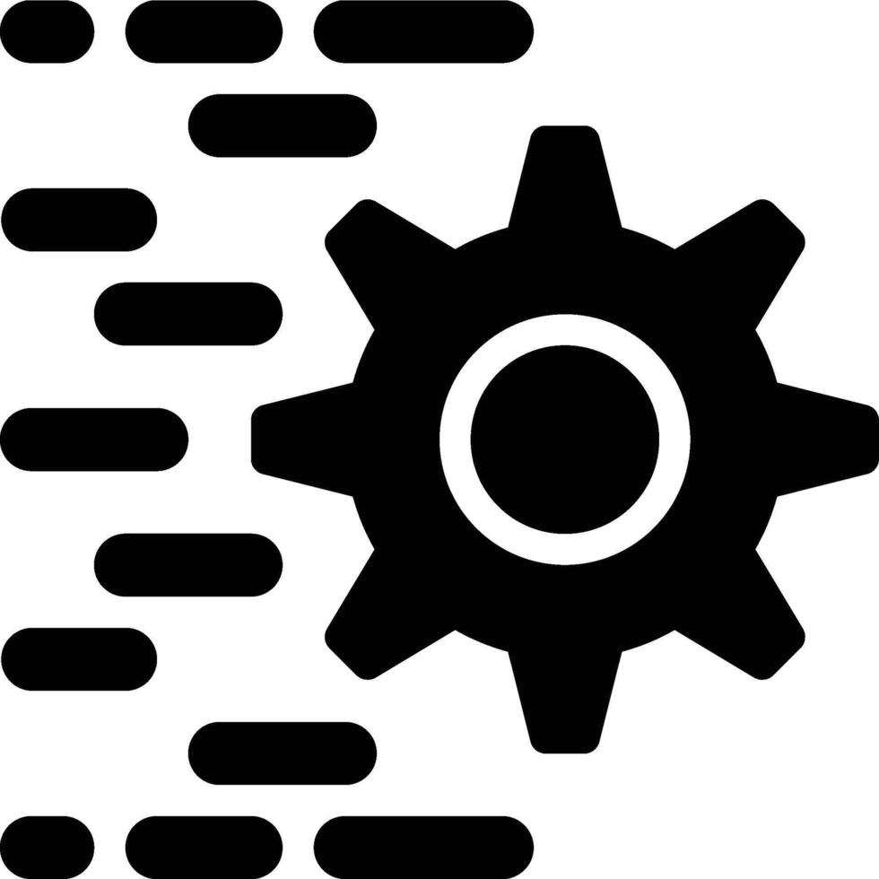 Quick Settings, Quick Setup, Responsive Glyph Solid Icon vector