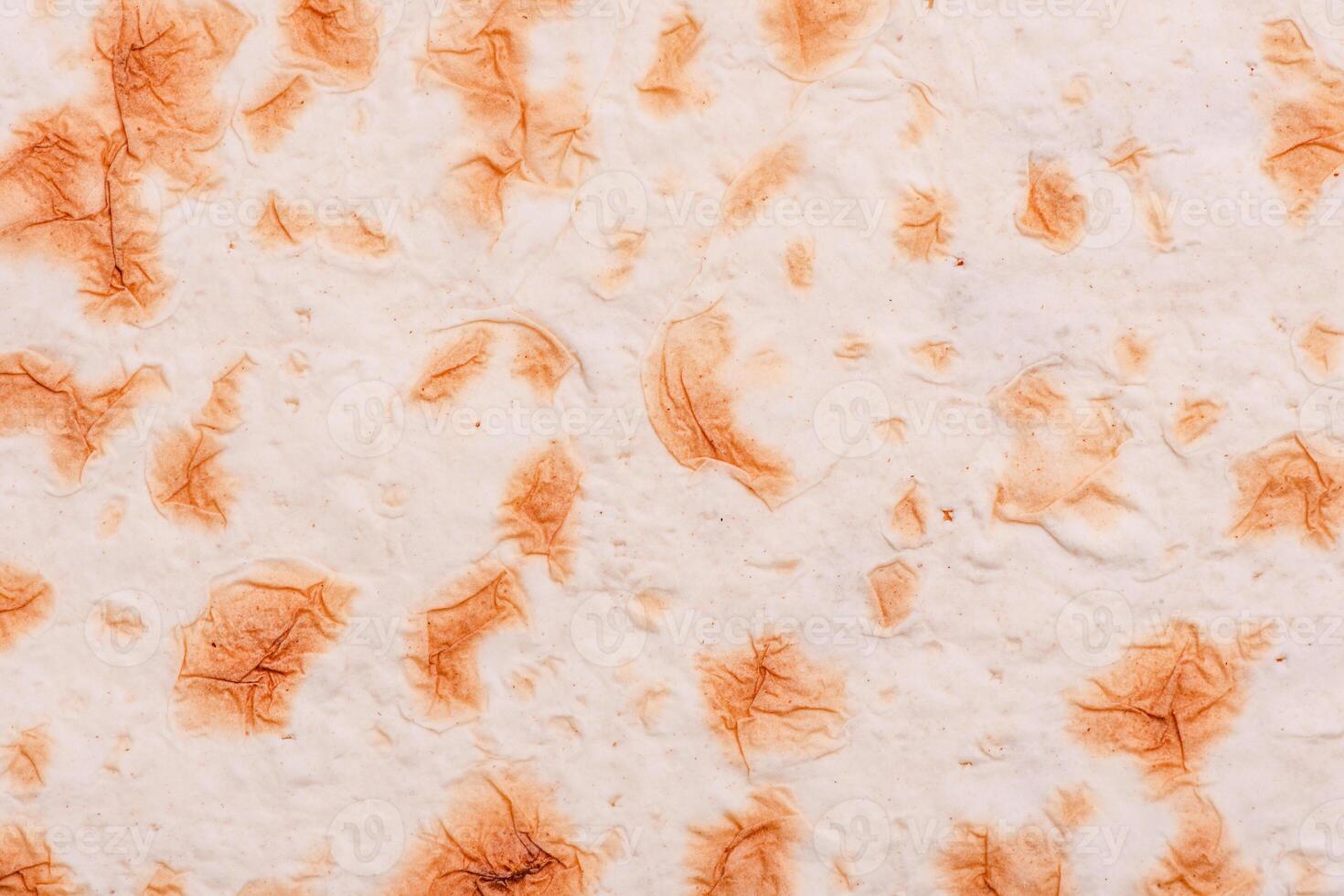 Thin pita bread as a background macro photo. photo