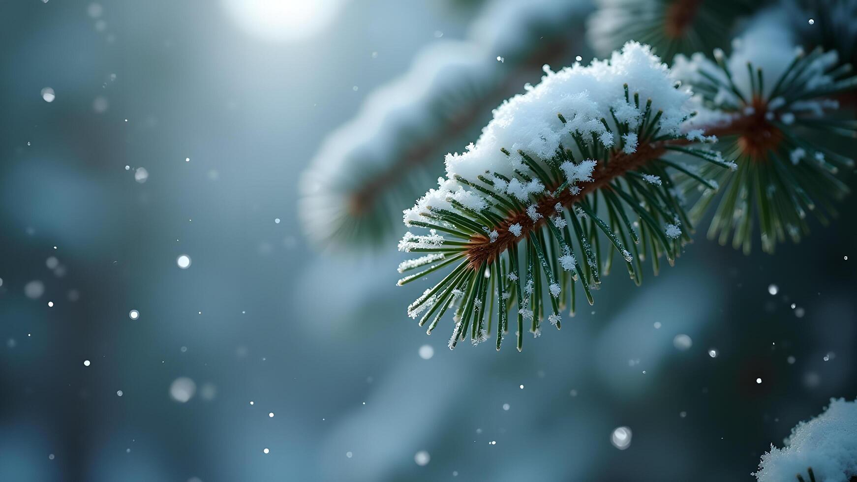 Winter snow background wallpaper photo