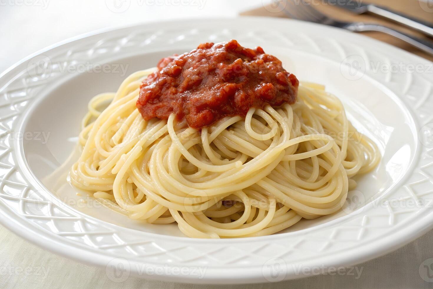 Spaghetti with Classic Tomato Sauce photo
