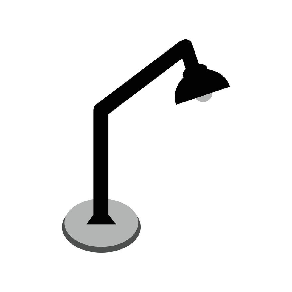 Illustration of a modern lamp vector
