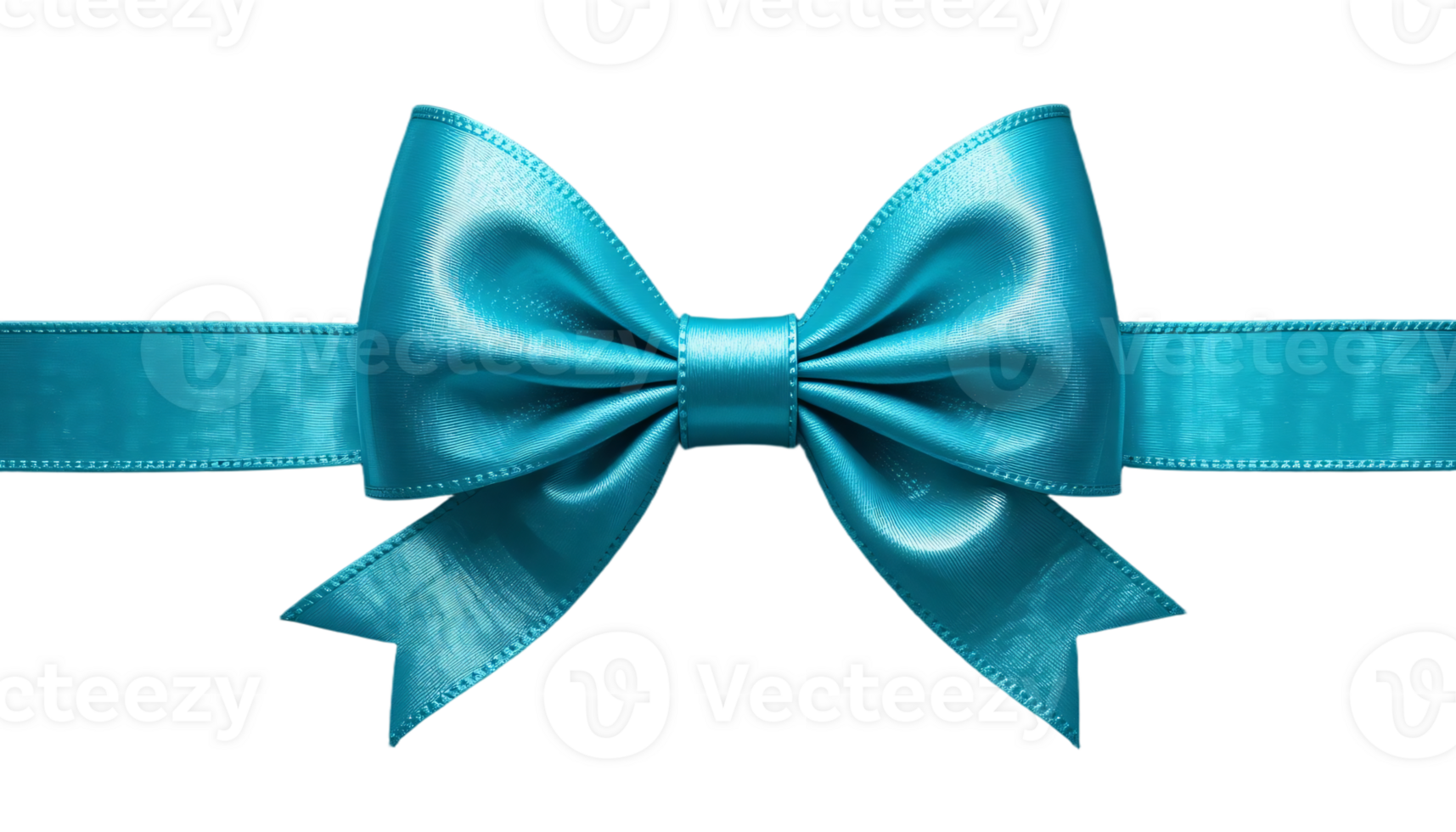 Shiny Turquoise Bow, , Ideal for Holiday and Celebration Graphics png