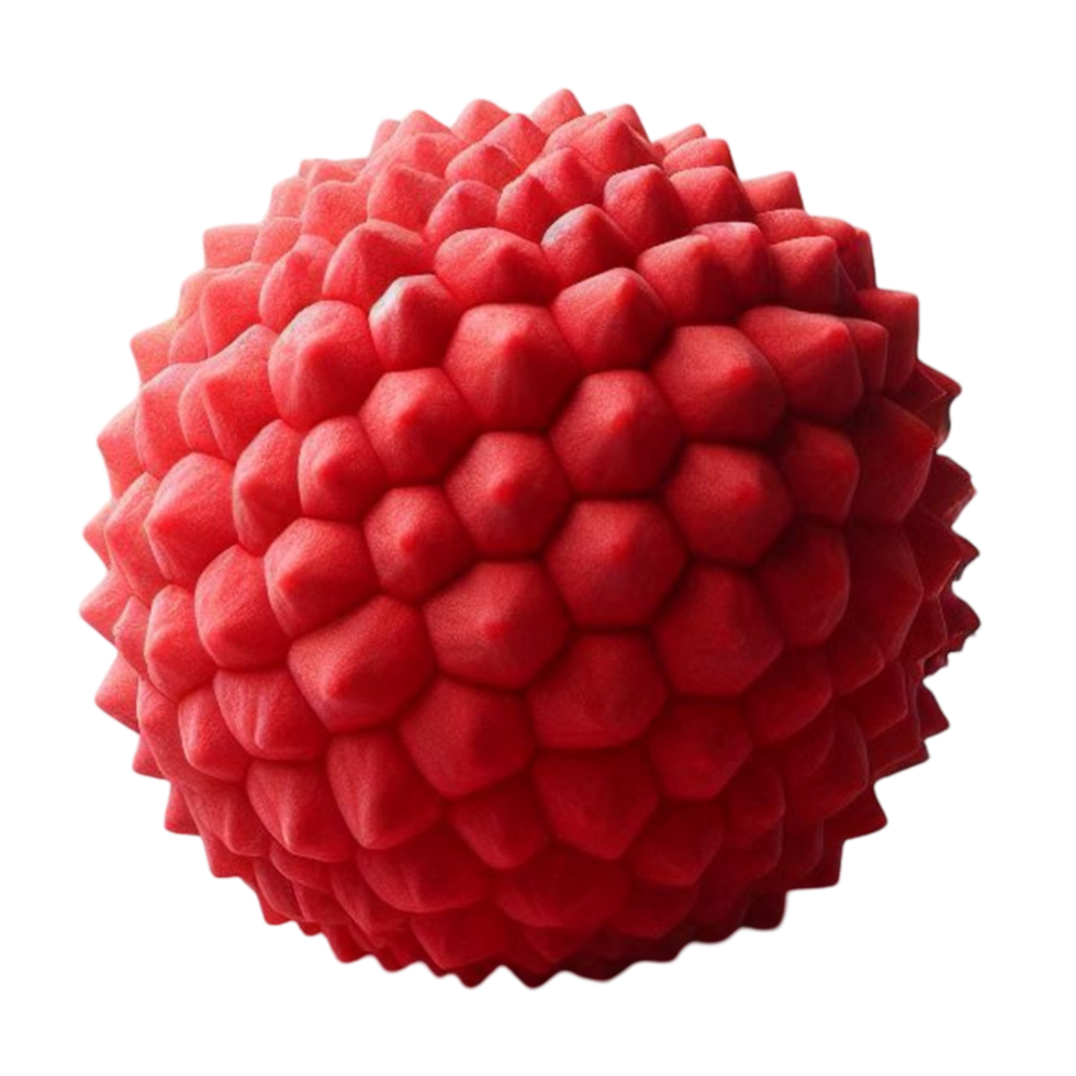 Stunning Detailed View of a Textural Red Bloom png