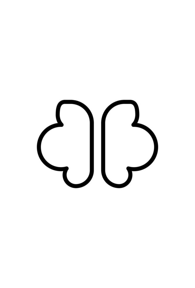 simple butterfly icon for design vector