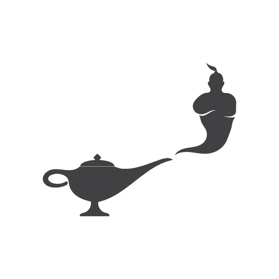 genie icon design vector
