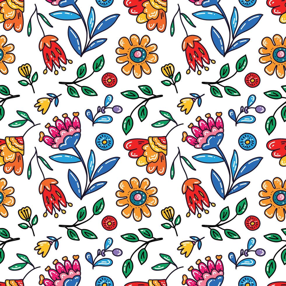 A pattern with small flowers. Design for a children's room. design for various surfaces. vector