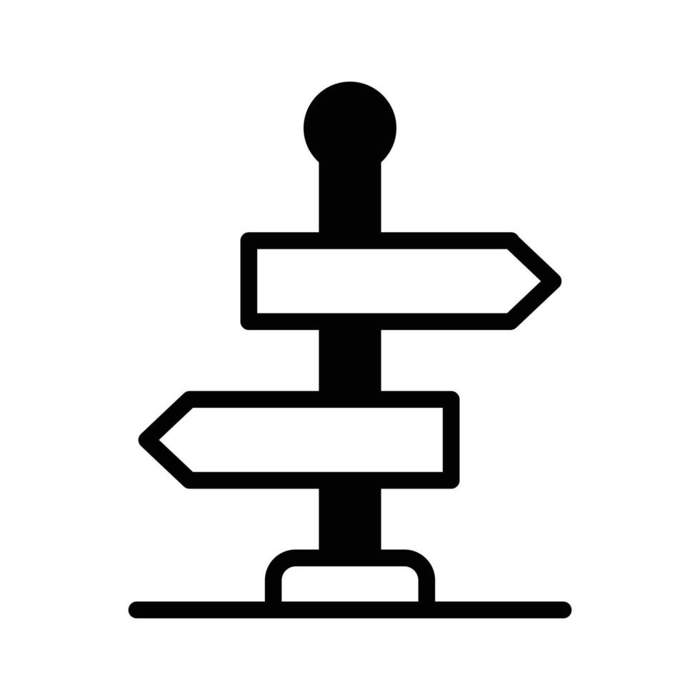 Take a look at this amazing icon of classic guidepost. . vector