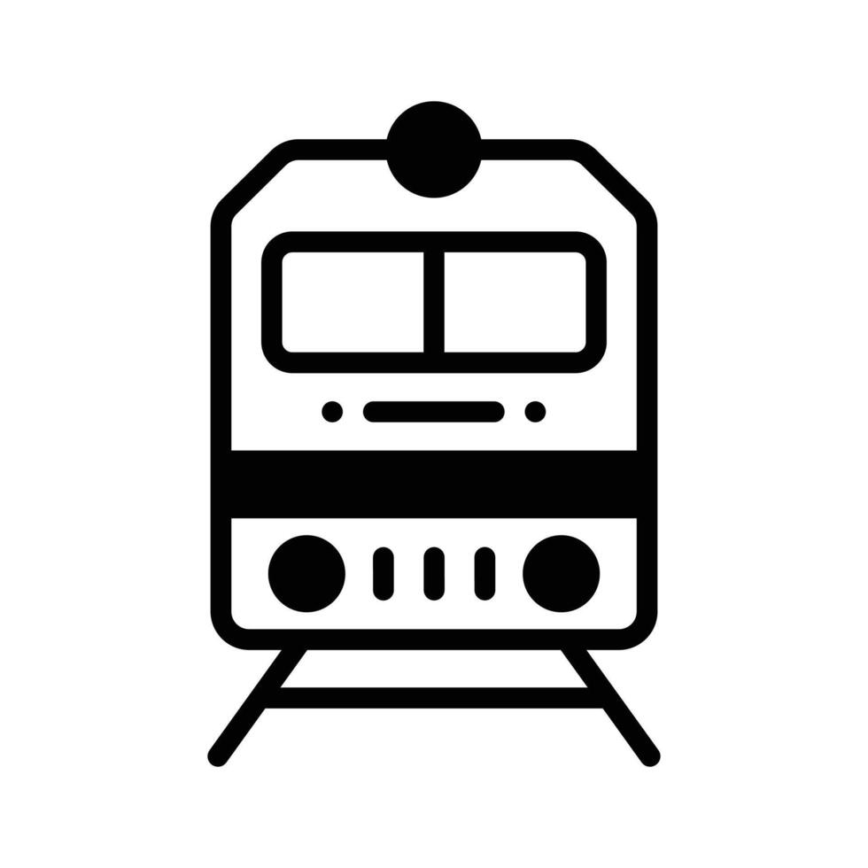 Get this amazing icon of train in modern design style. . vector