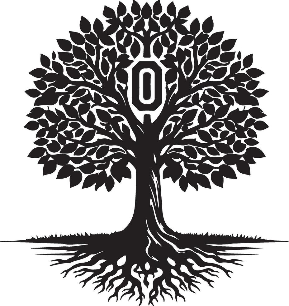 the logo for the university of ohio vector