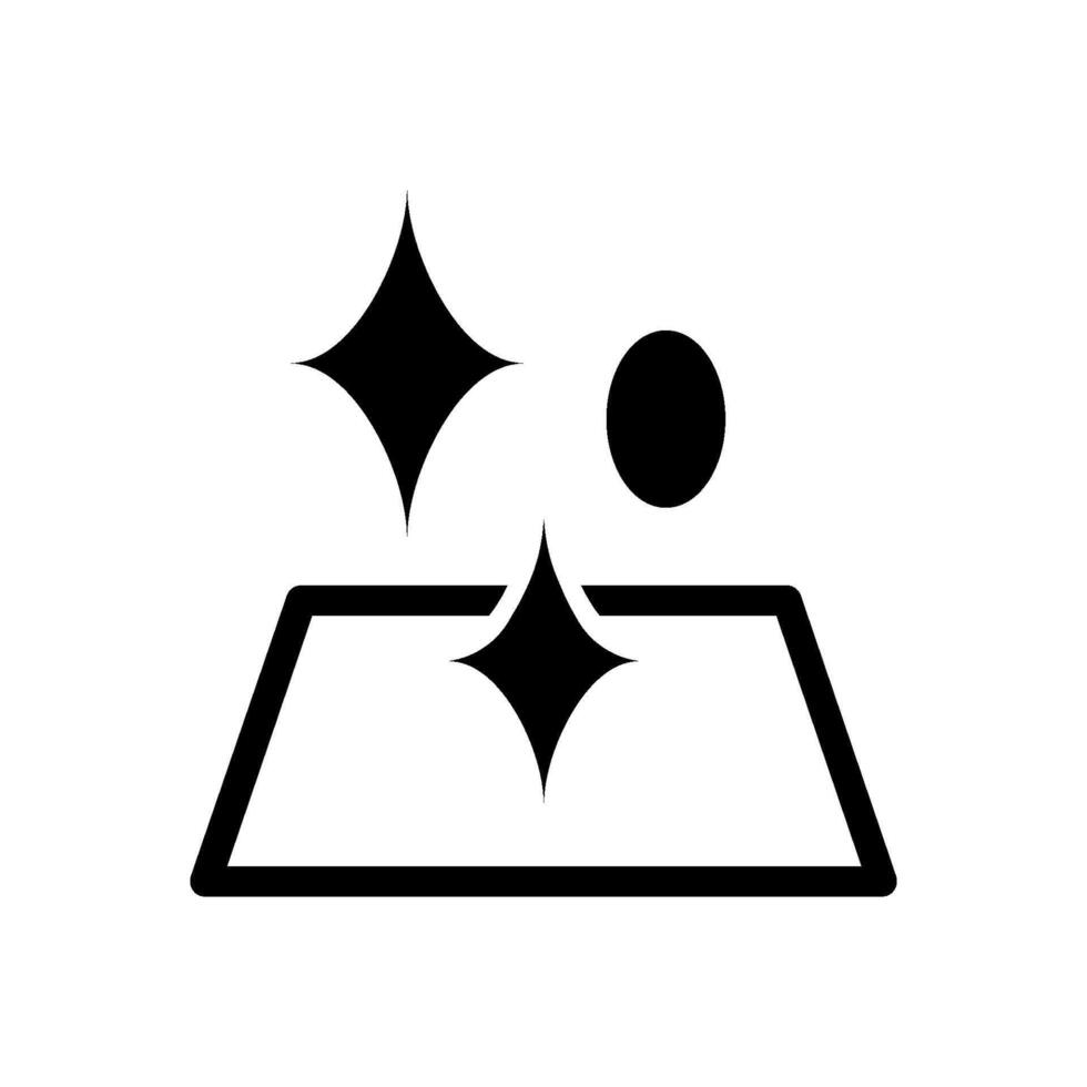 clean floor surface icon vector