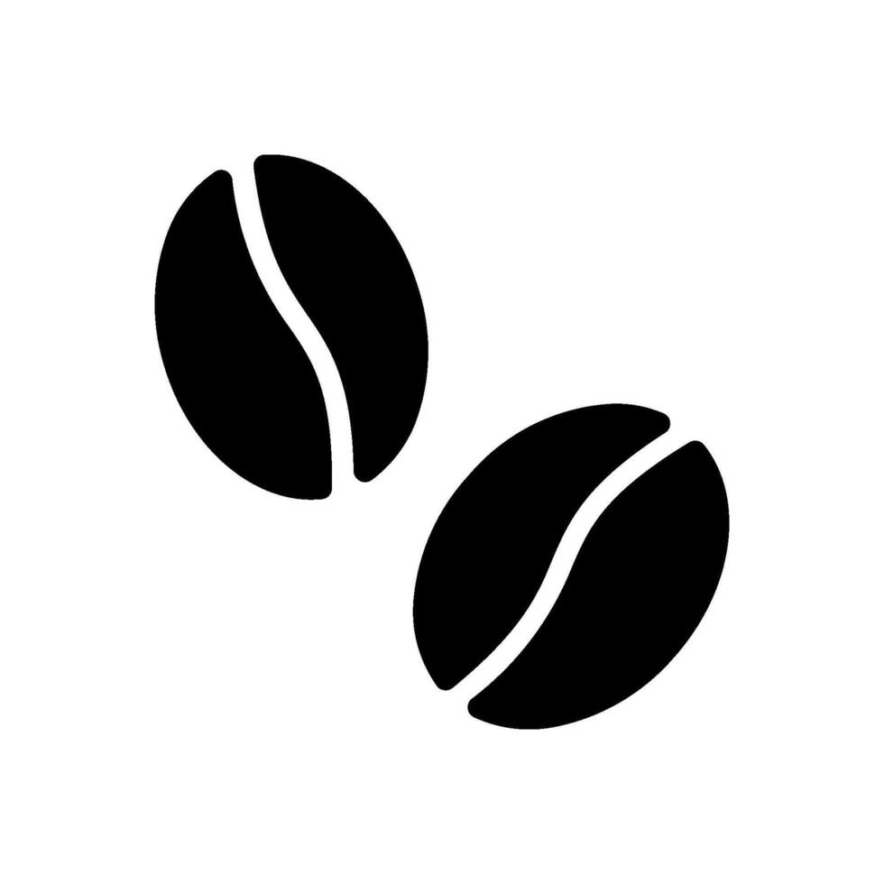 coffee beans icon vector