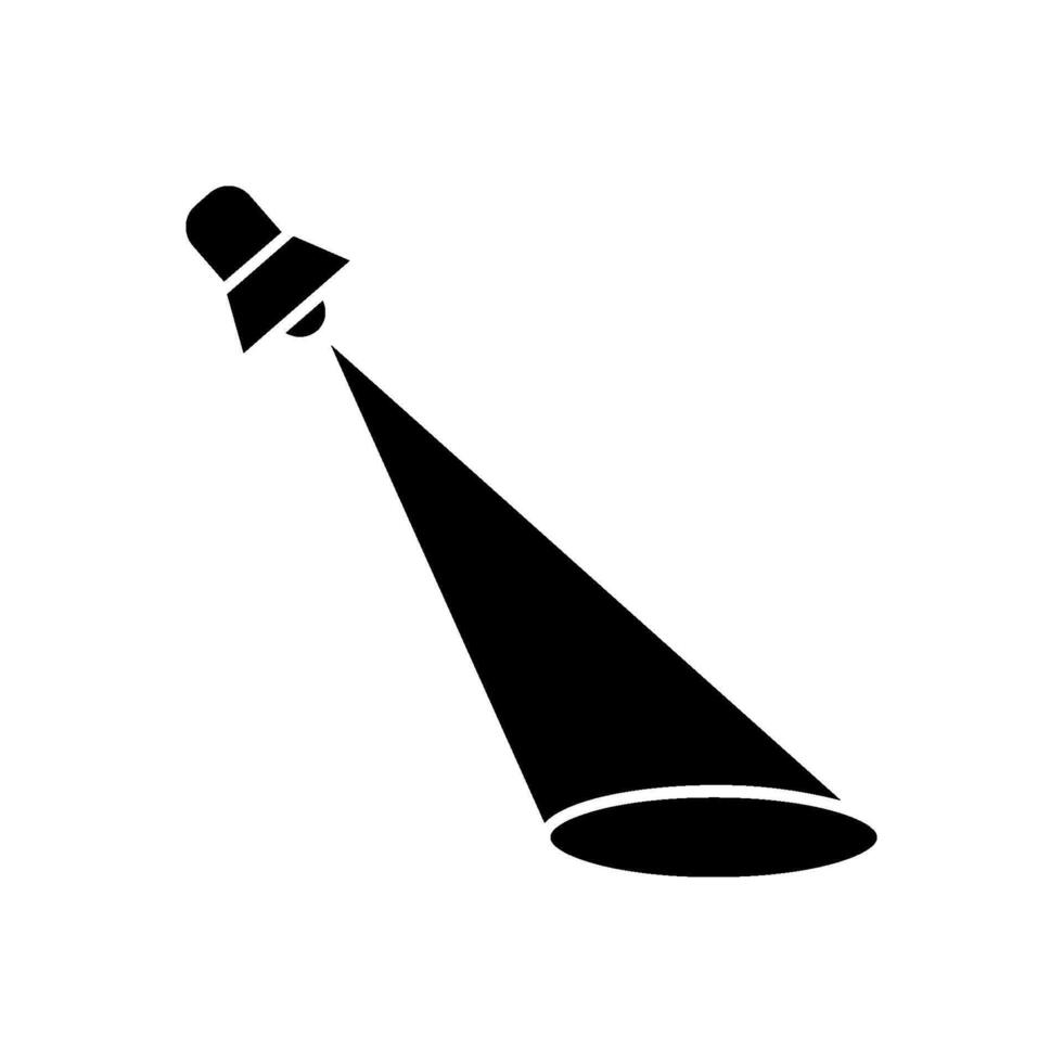 Spotlight icon in flat style vector
