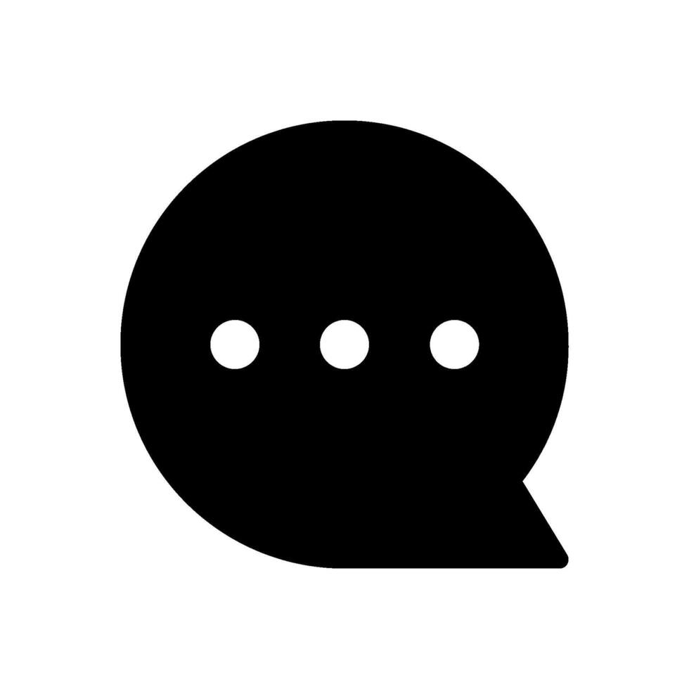 Speech bubble icon, chatting symbol vector