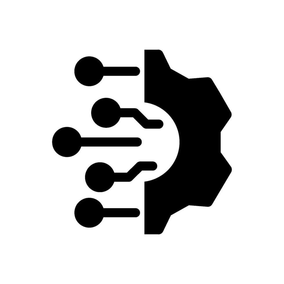 Digital technology flat icon vector