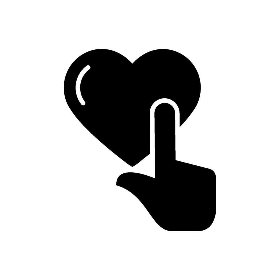 Please Like Icon flat Style vector