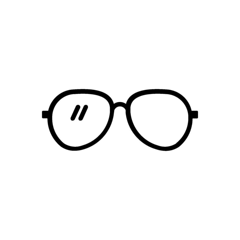 glasses icon. glasses design vector