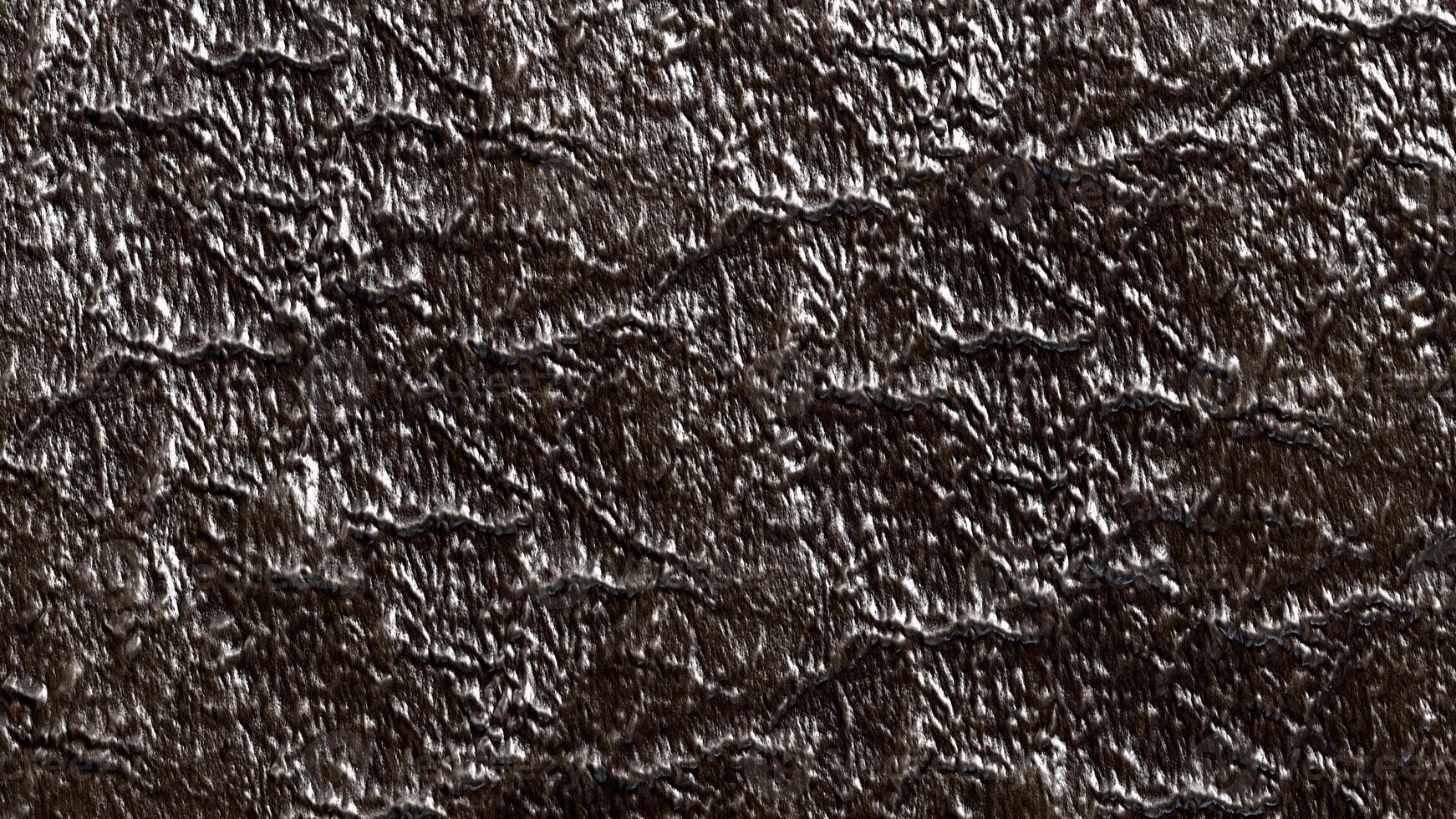 black distressed leather texture background 3d render photo