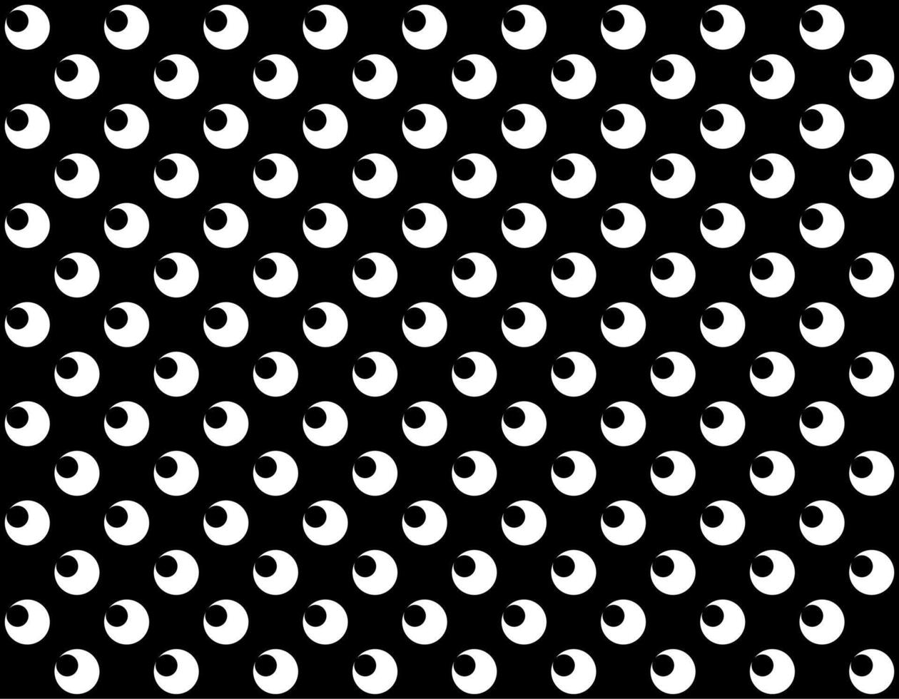 Motif Pattern Created by Deformation of the Circle Shape. Modern and Contemporary Style. Can use for Decoration, Background, Tile, Wallpaper, Wrapping, Fabric, Textile, Carpet, etc. BW vector