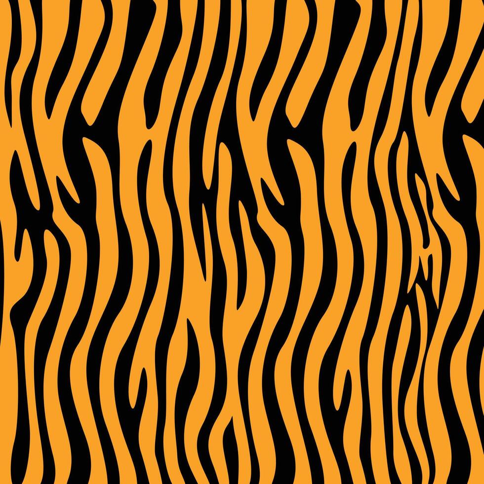 Wildlife Inspired Tiger Stripes Background with Strong and Energetic Visual Appeal vector