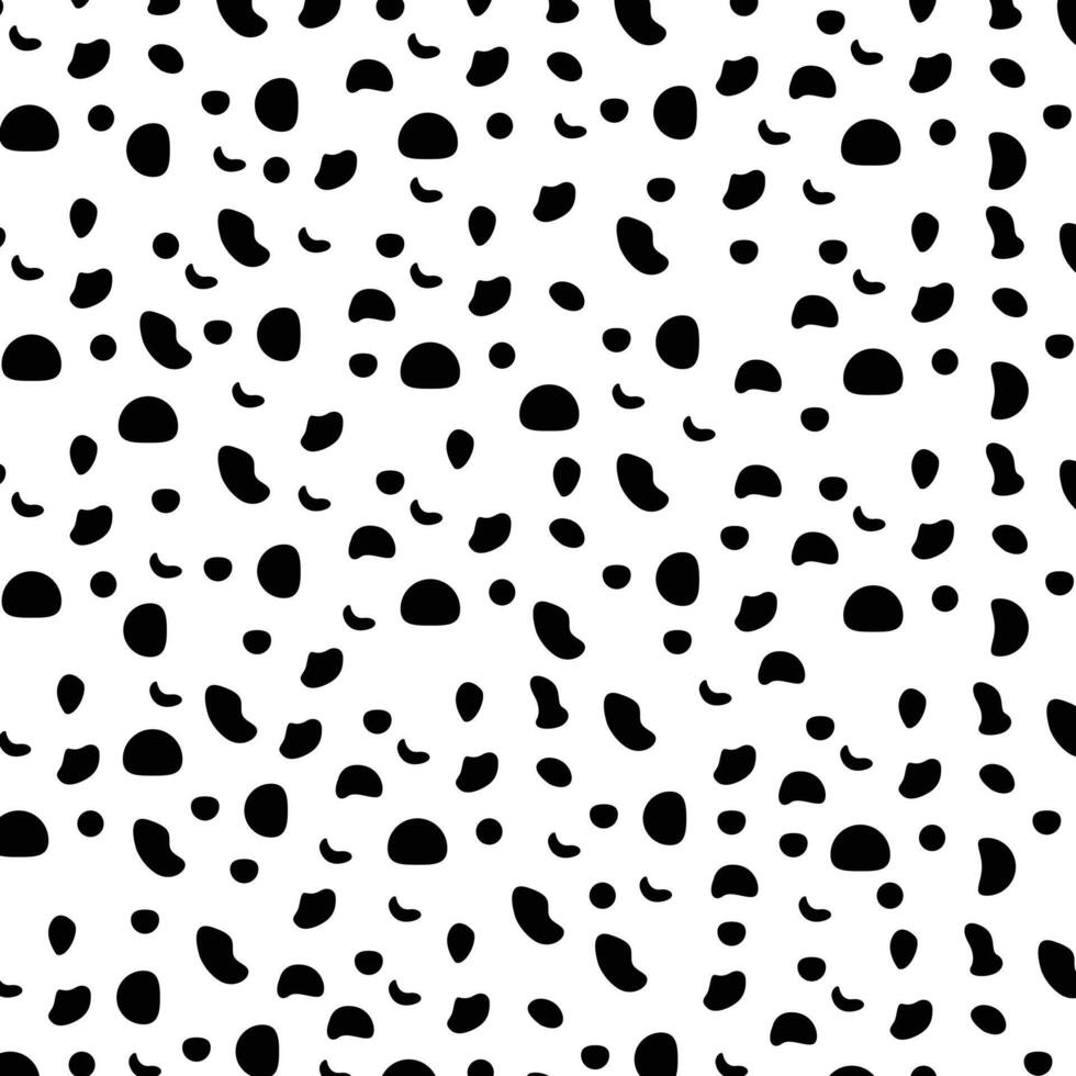 Classic Dalmatian Spot Pattern for Fabrics vector