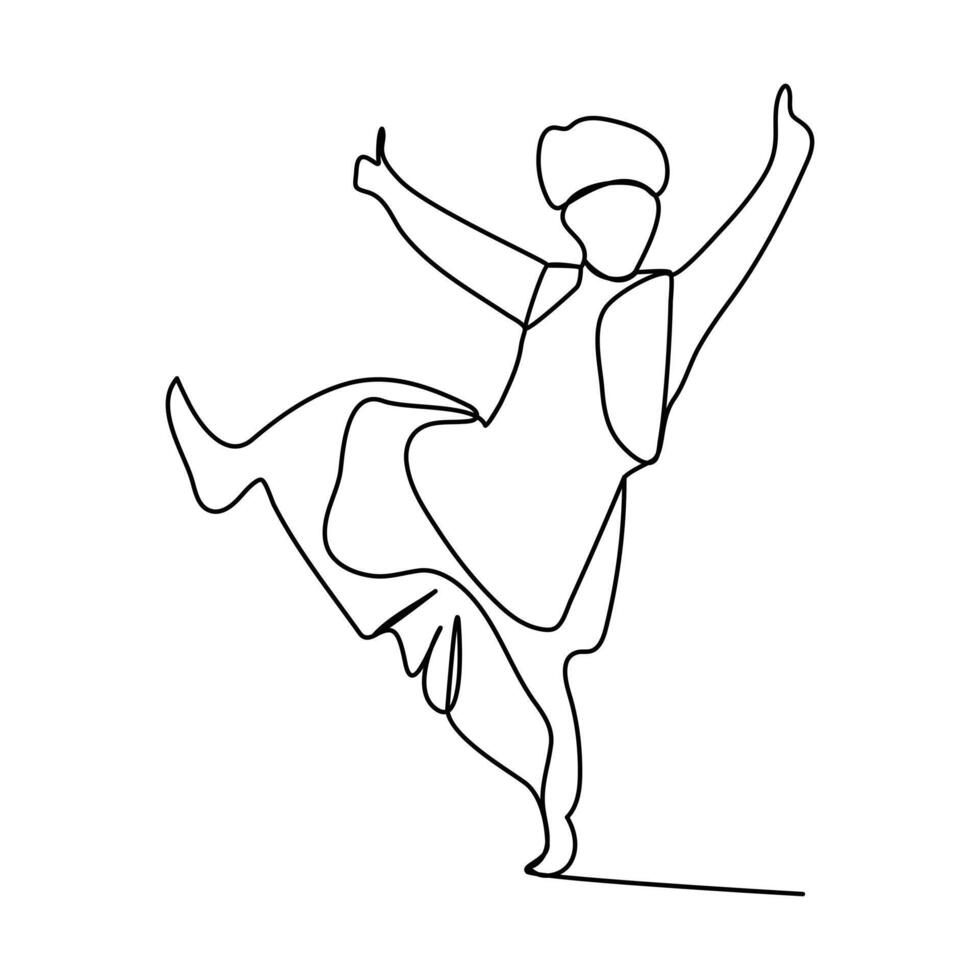 Hand drawn happy baisakhi vector