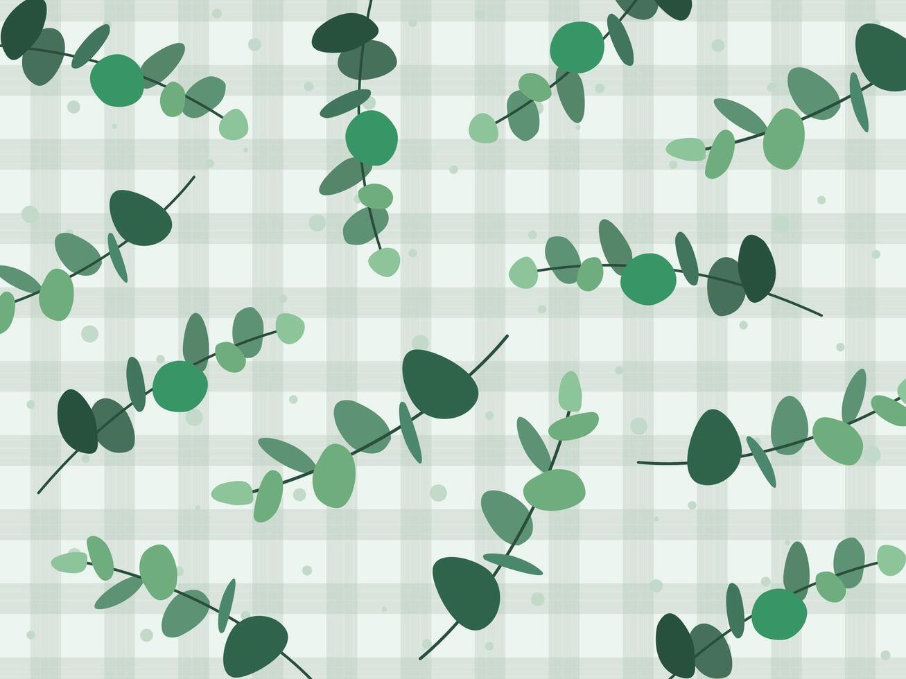 leaf's wall art illustration background. Foliage line art drawing with abstract shape. vector