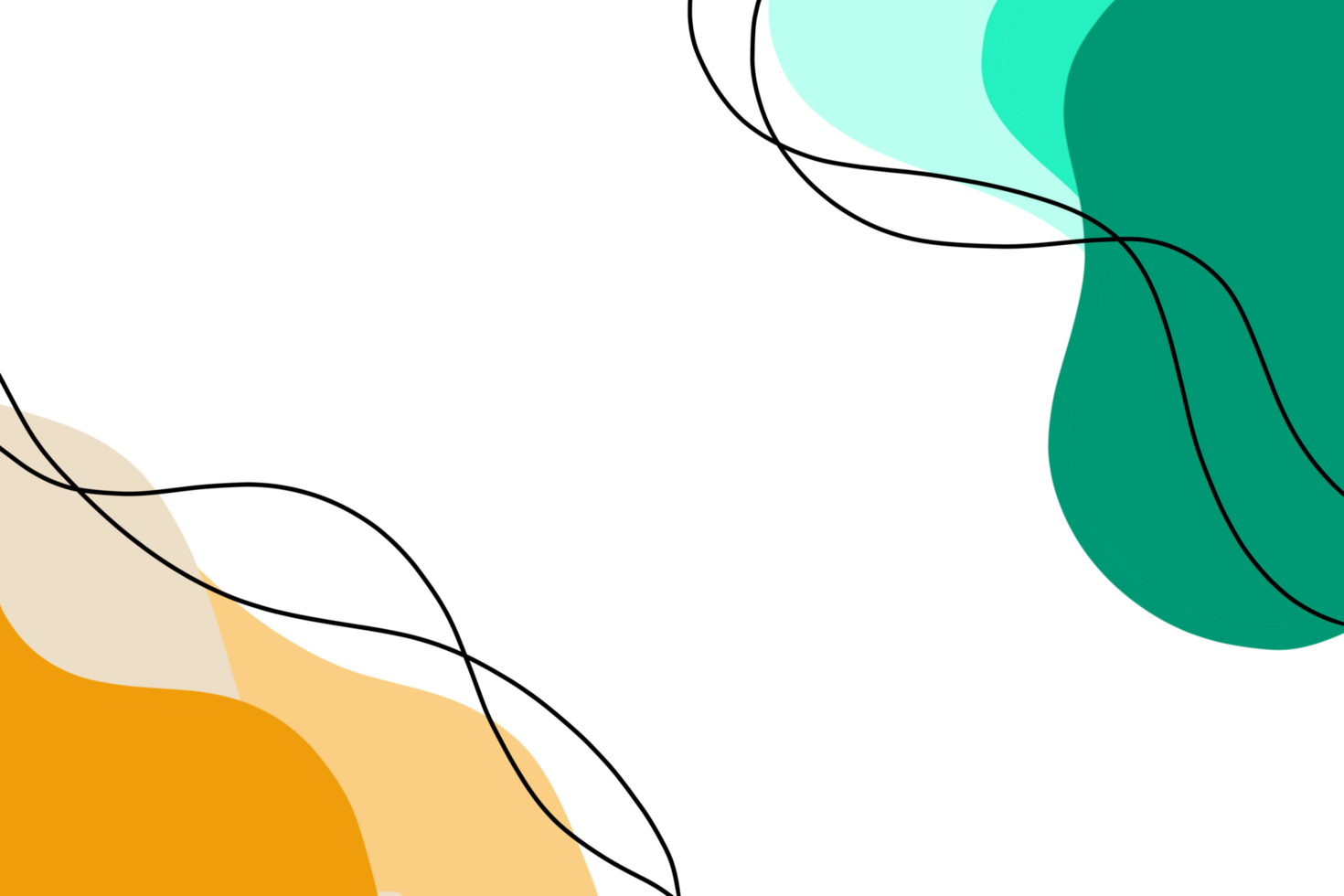 Abstract Fluid Background with Organic Shapes and Line art png