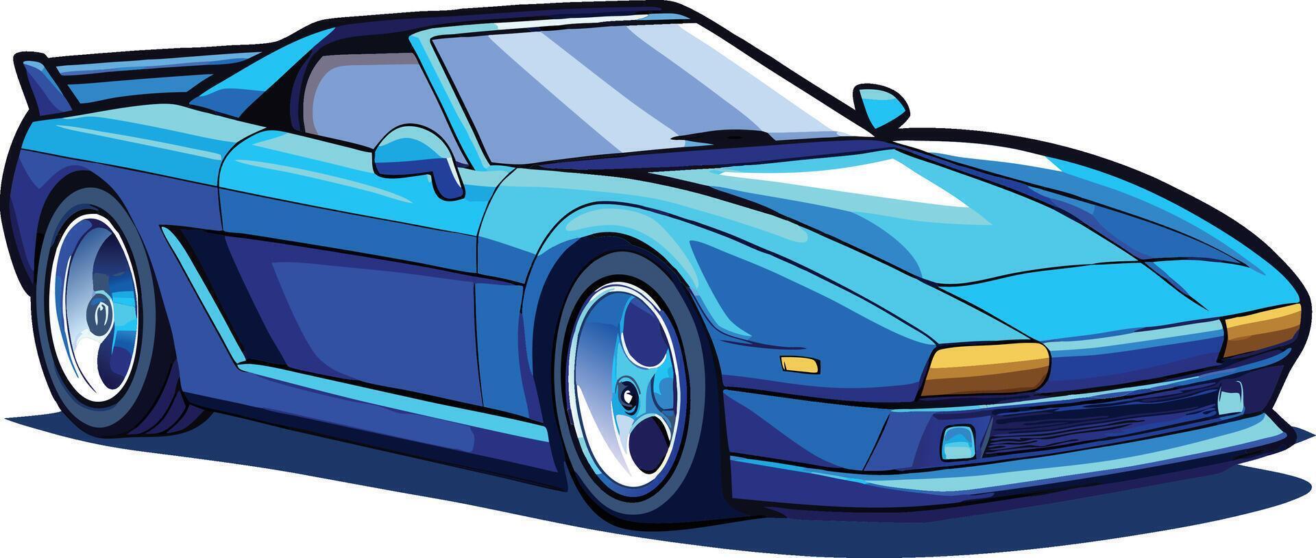 Cartoon car clip art vector