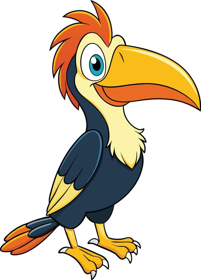 Cartoon toucan bird vector