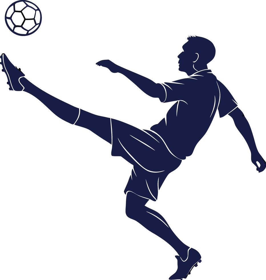 Soccer player kicking ball price 1, 000, 000 vector