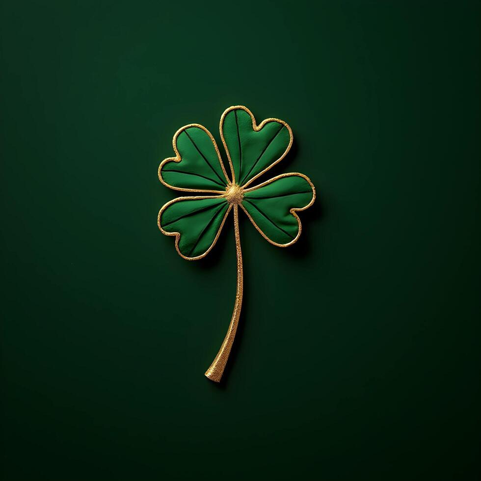 Clover With Golden Hue photo