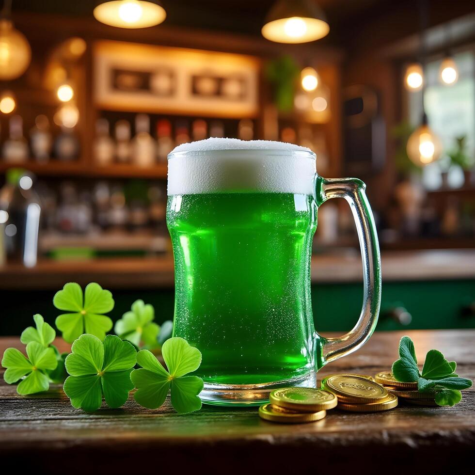 Green Drink Bar Scene photo