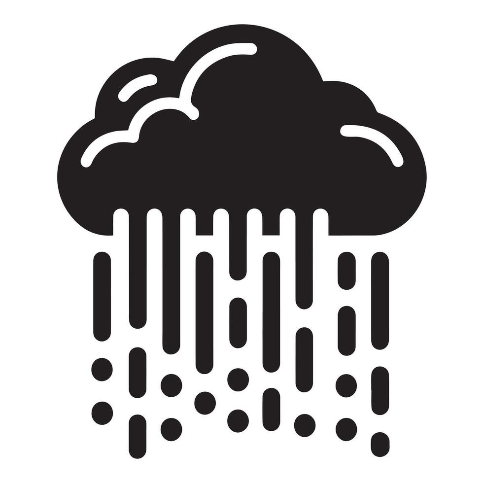 A cloud computing icon represents the internet's technology for data storage and network communication vector