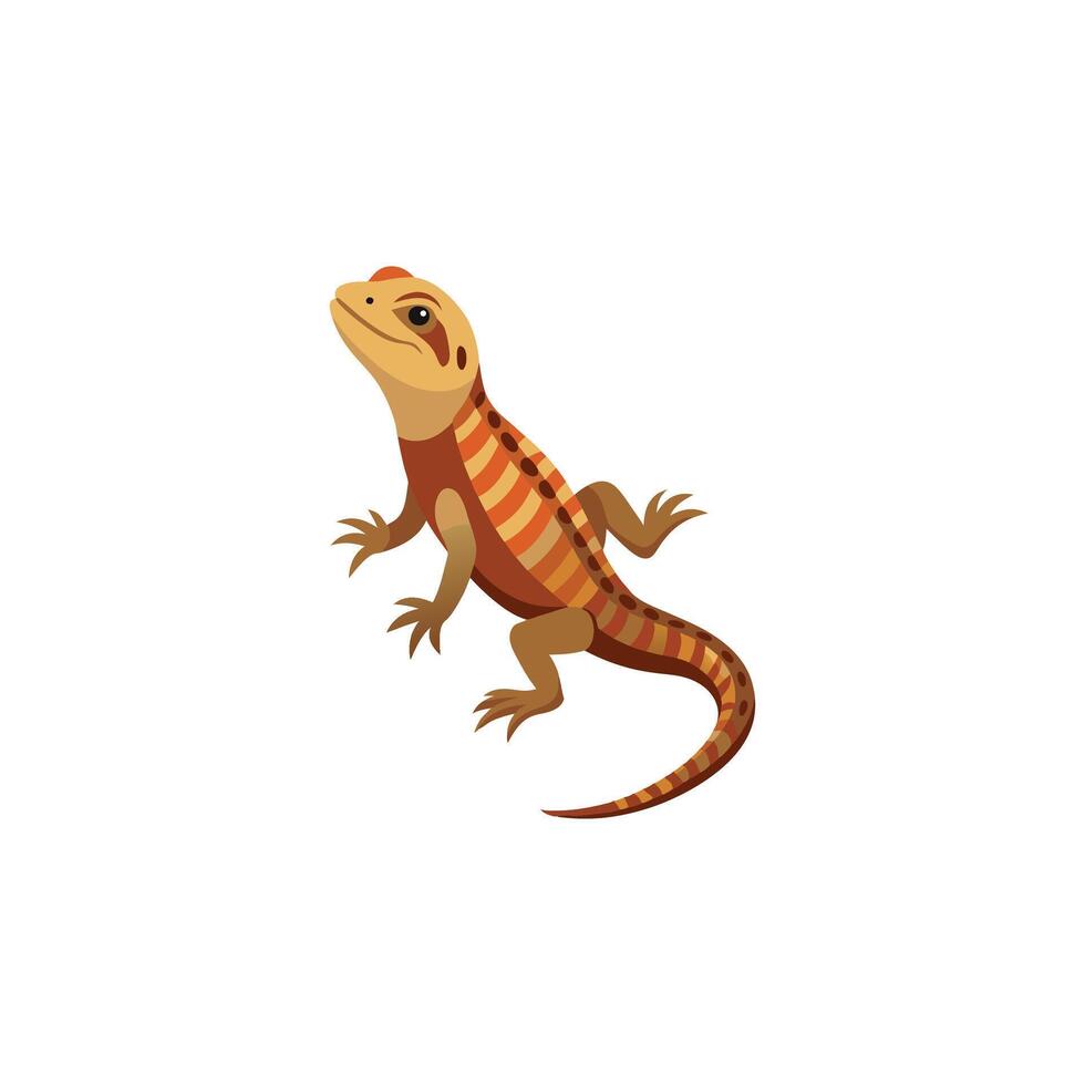 Detailed Lizard Skin Texture Illustration Design vector