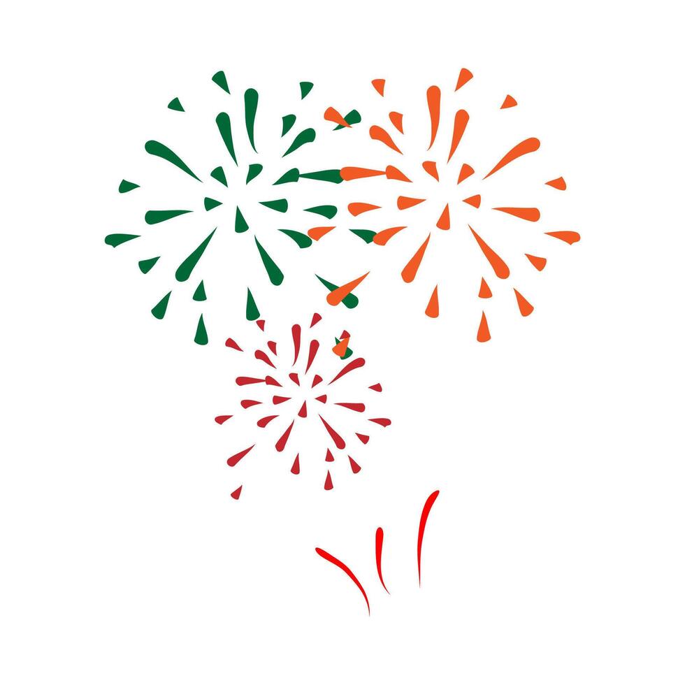 Fireworks designed for season,happy.fire Fireworks . vector