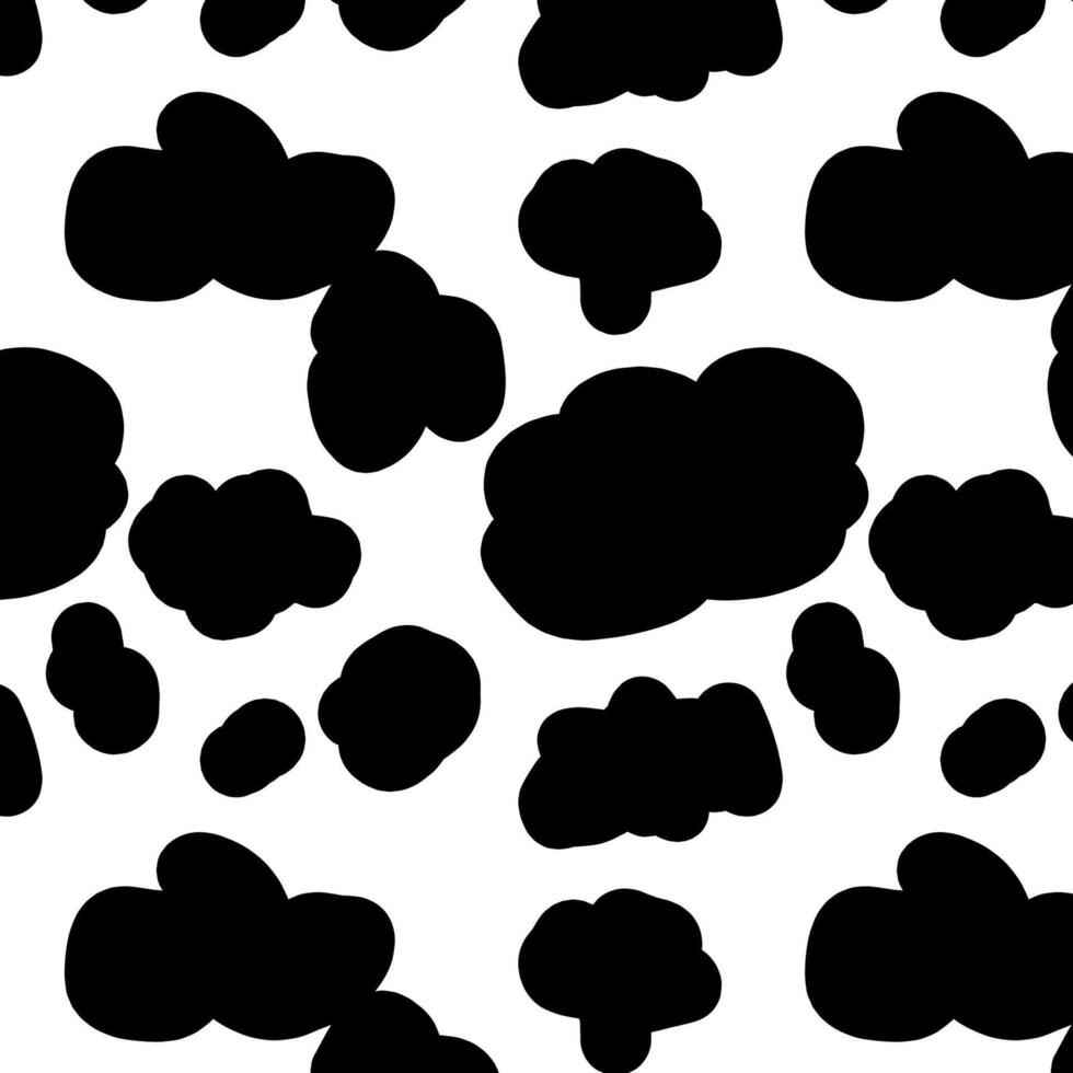 Black dot on white background. vector