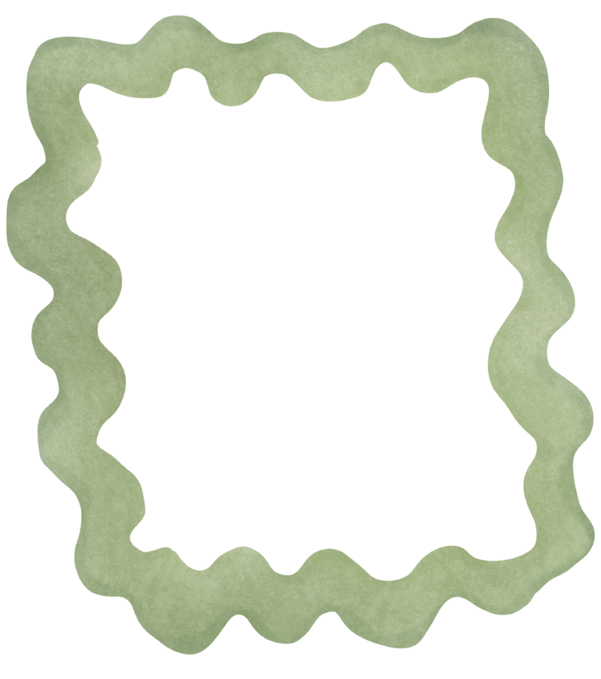 Frame with a picture of vines png
