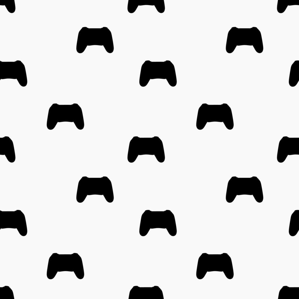 a seamless pattern with a game controller theme. perfect for game related accessories. vector