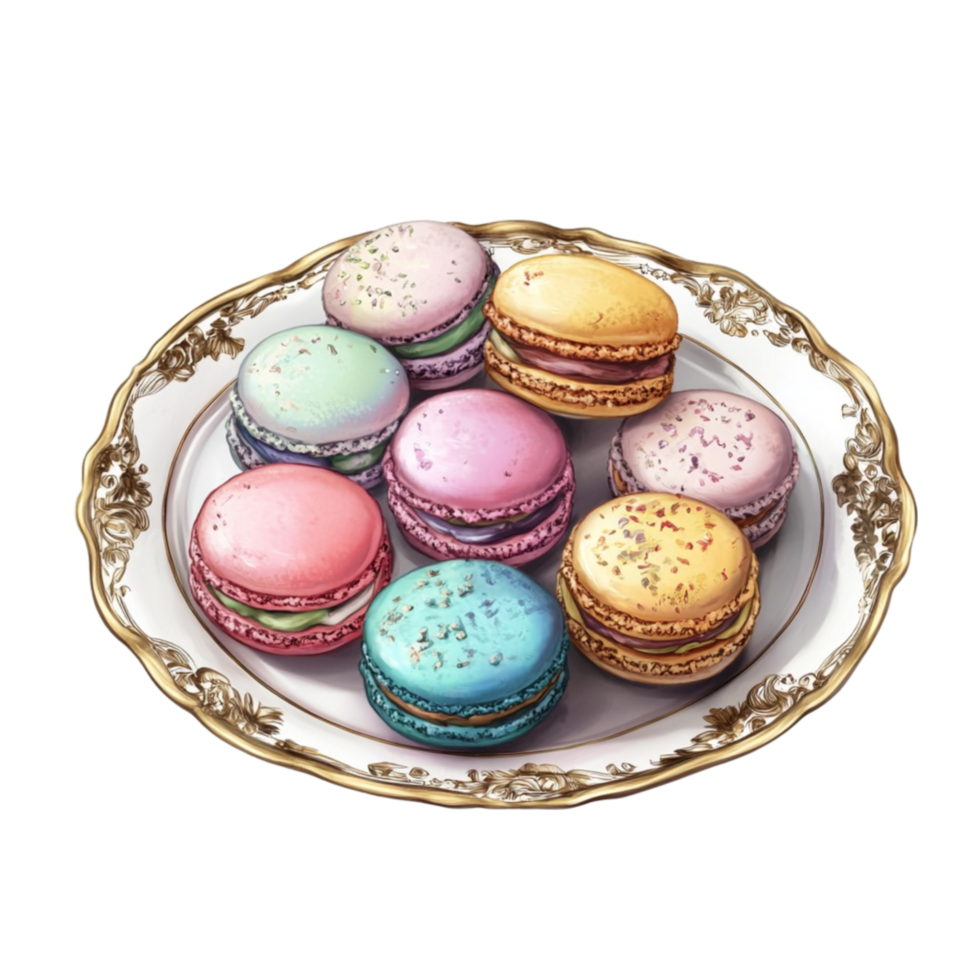Luxury Macarons Arrangement png
