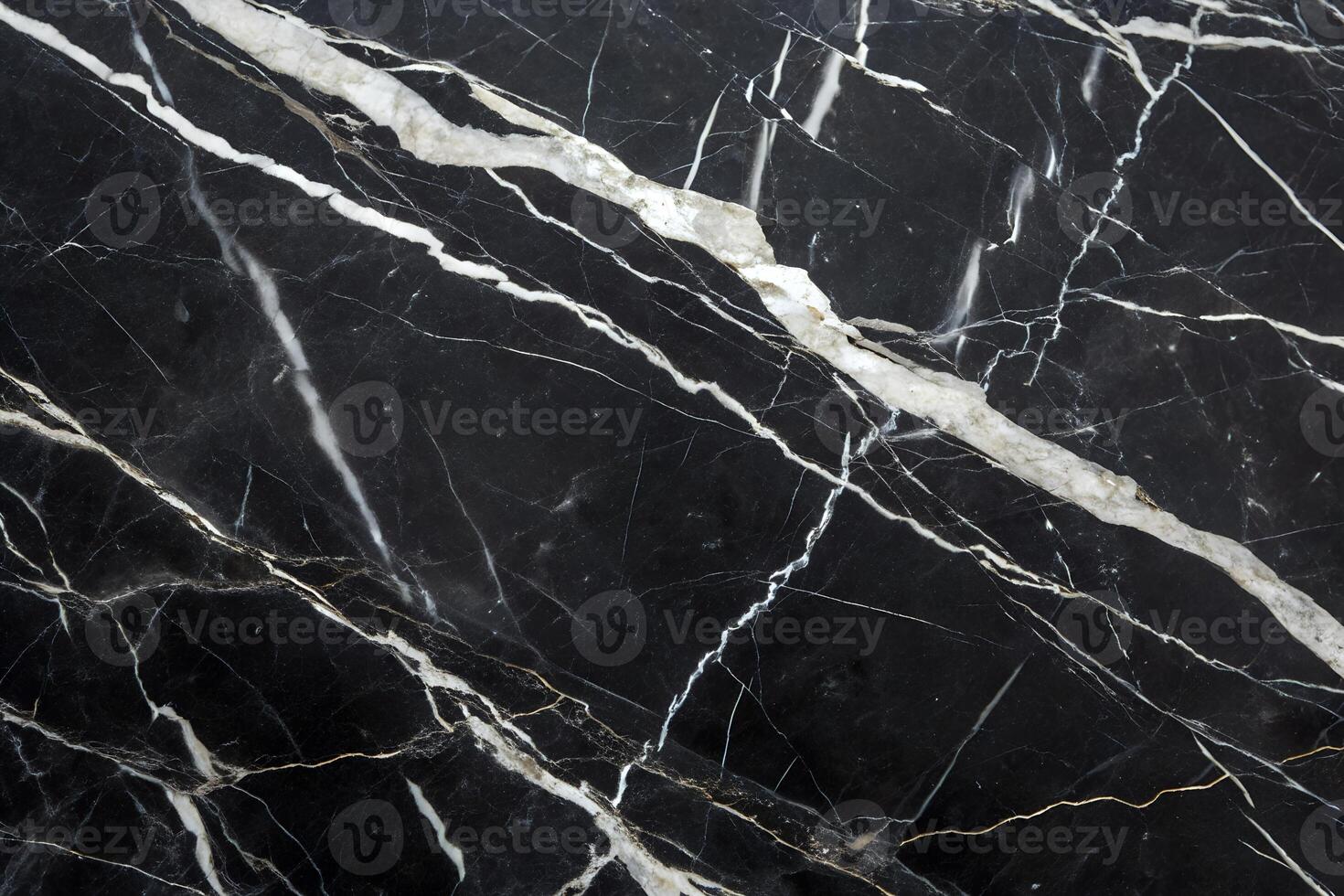 Black Marble Texture with Veining for Elegant Background. photo