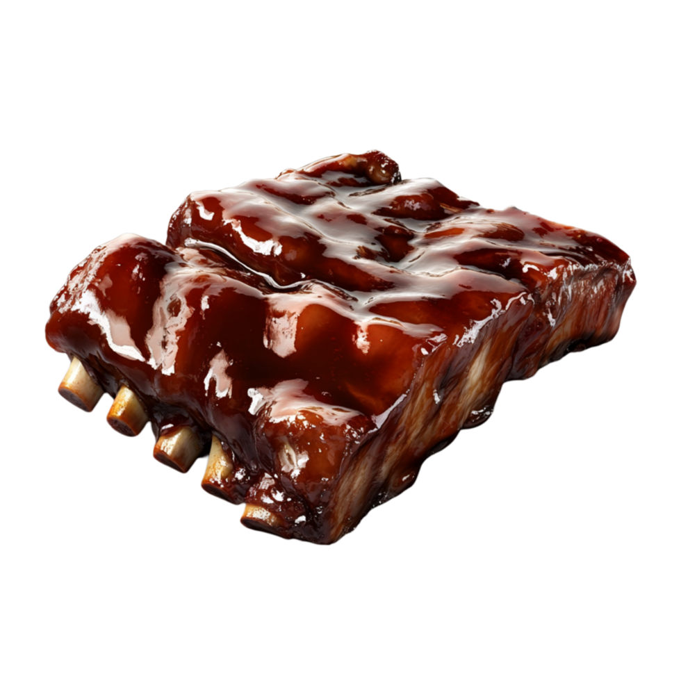 Barbecue Pork Ribs with Sauce png