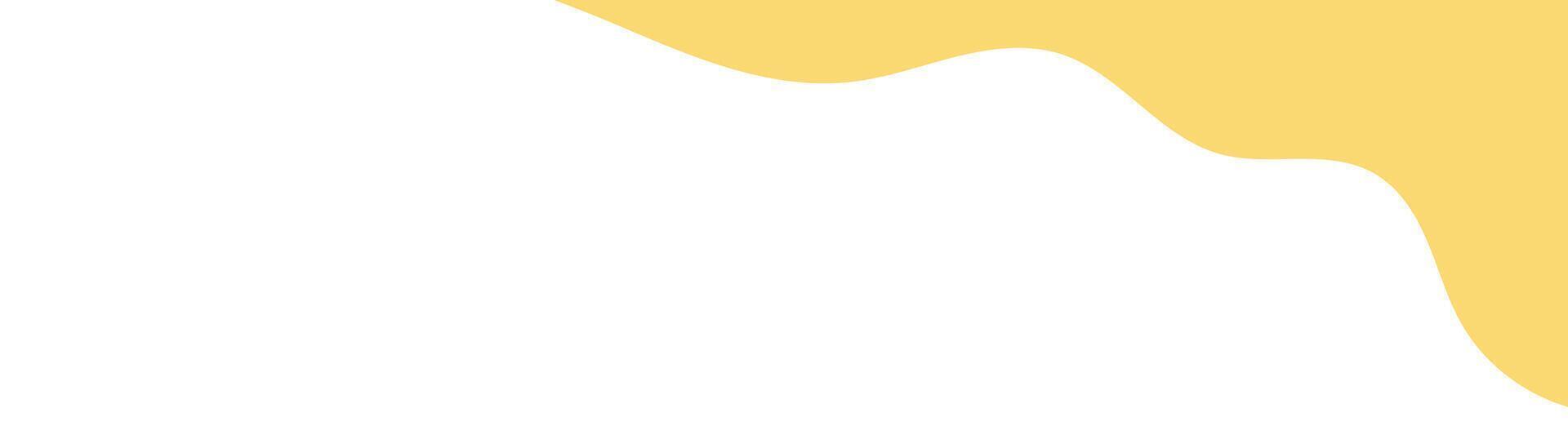 yellow melt butter. wavy background for advertising banner. melting mustard isolated on white background. abstract wavy background. flat style melting mustard. melted mayonnaise illustration. vector
