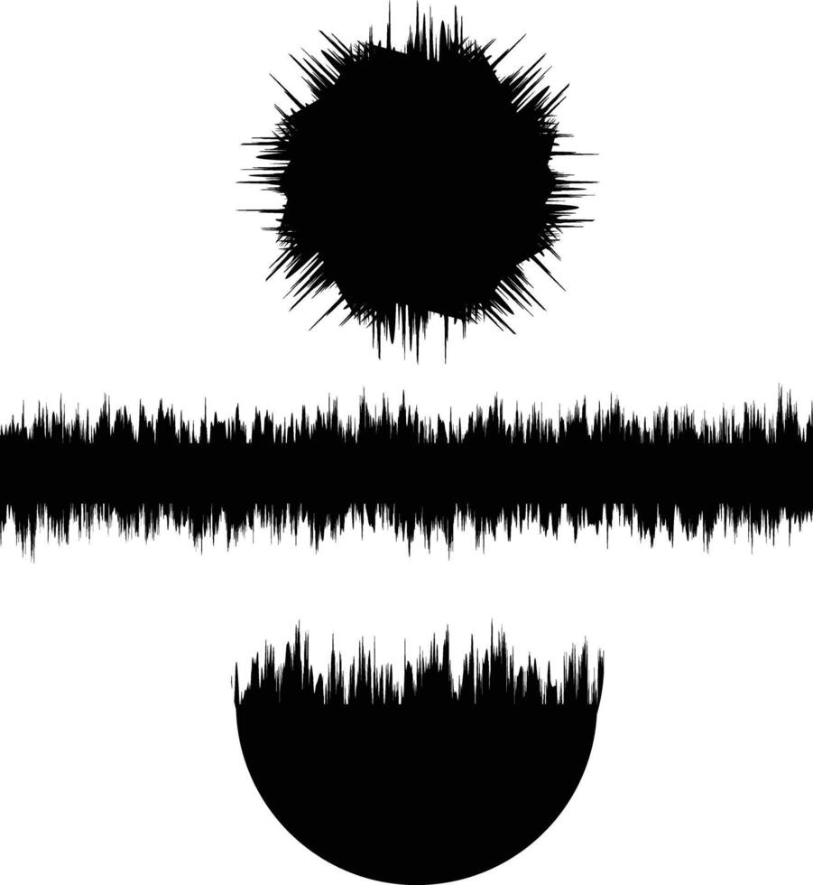 brush effect black vector