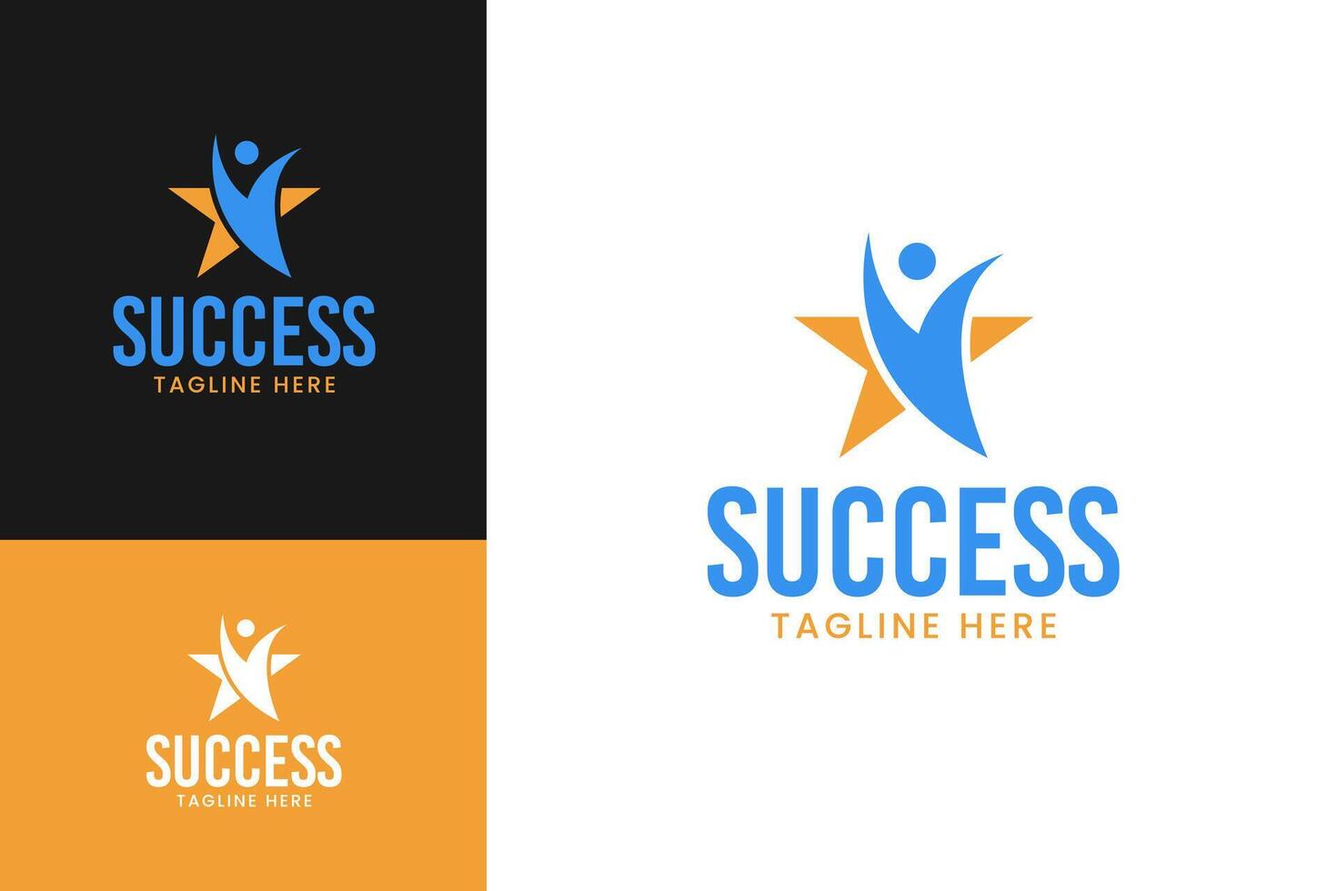 People star success logo design template 59473498 Vector Art at Vecteezy