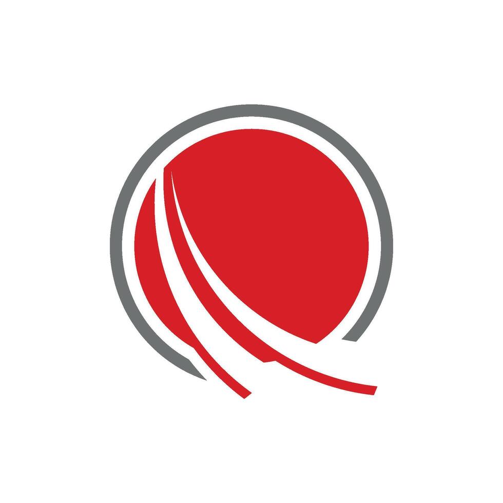 Circle Abstract Swoosh Logo Template vector
