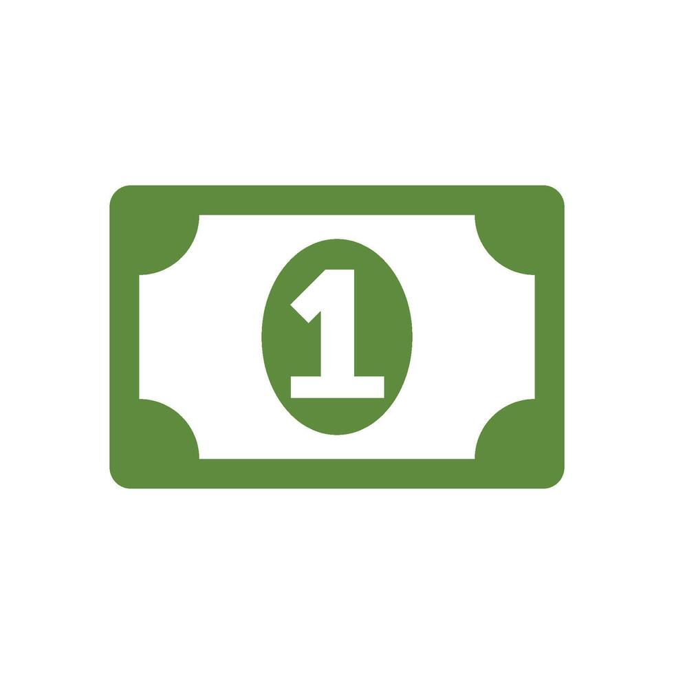 Green Money Icon Logo Template Illustration Design. EPS 10. vector